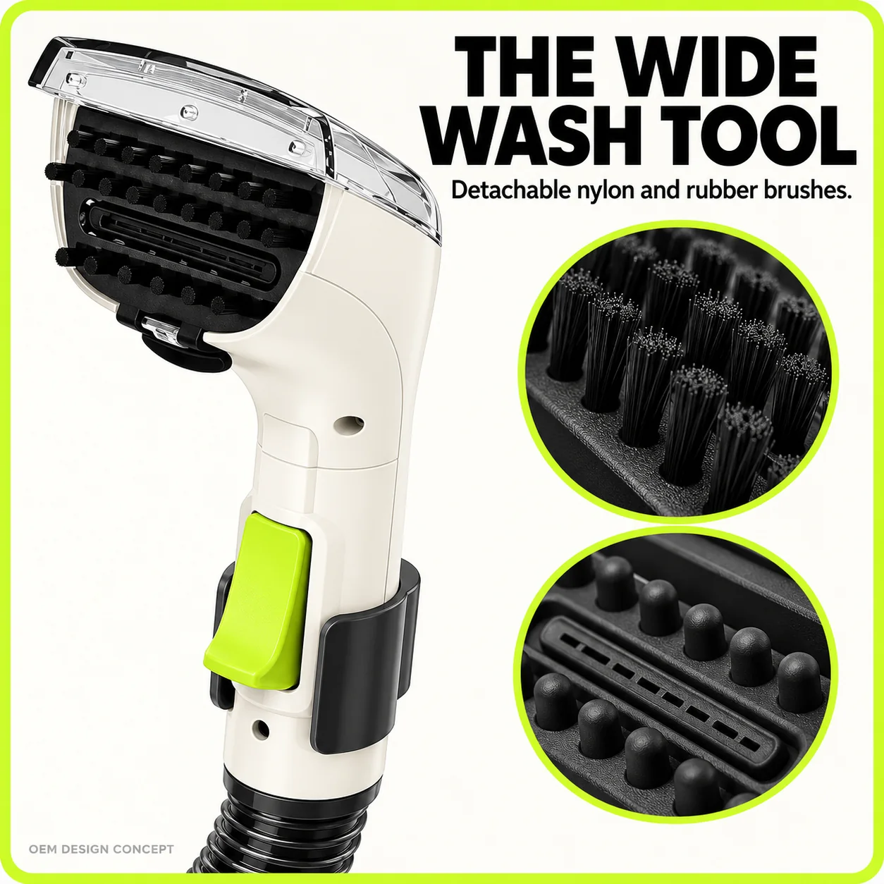 Wide wash tool concept